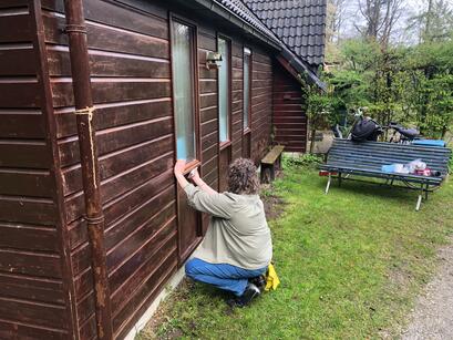 afbeelding klusdag in bijennatuurtuin